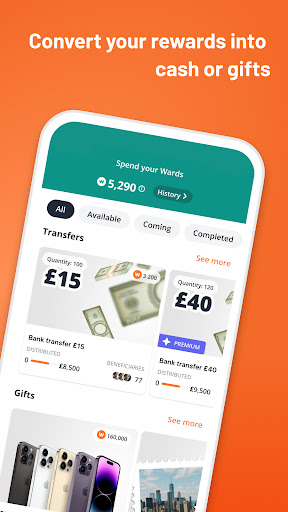 WeWard - Walk & Earn Rewards ekran görüntüsü