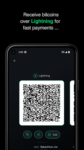 Phoenix - LN Bitcoin wallet ekran görüntüsü