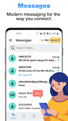 Messages ekran görüntüsü