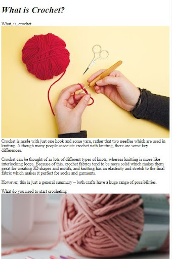 How to Crochet ekran görüntüsü