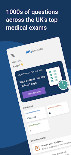 BMJ OnExam ekran görüntüsü