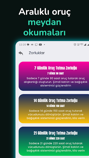 Aralıklı Oruç Takipçisi ekran görüntüsü