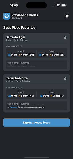 Previsão de Ondas ekran görüntüsü