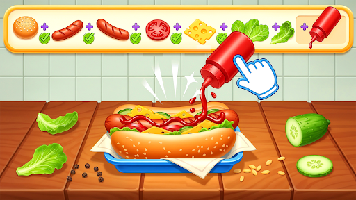 Kitchen Set Cooking Chef Sim ekran görüntüsü