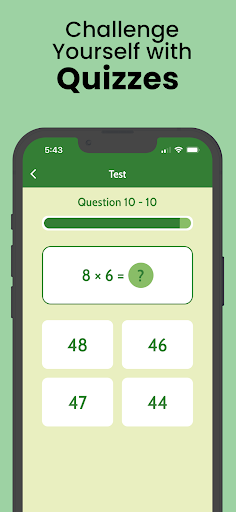 Maths Tables 1 - 100 with Test ekran görüntüsü