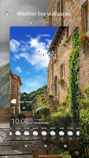 Weather Live Wallpapers ekran görüntüsü