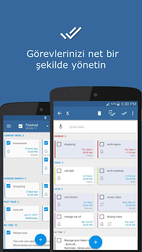 Yapılacak hatırlatıcı ekran görüntüsü