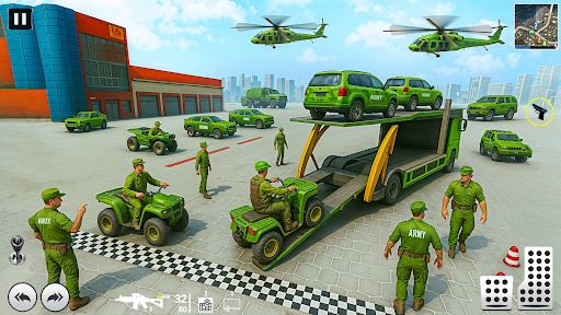 US Army Cargo Truck Driving ekran görüntüsü