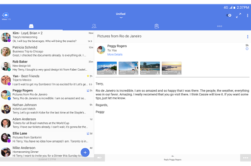 TypeApp mail - email app ekran görüntüsü