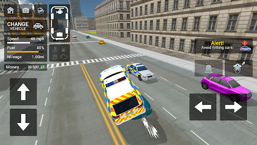 Police Car Driving Motorbike ekran görüntüsü