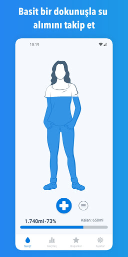 WaterMinder - hidrasyon ekran görüntüsü