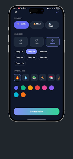 Streakly - Habit Tracker ekran görüntüsü