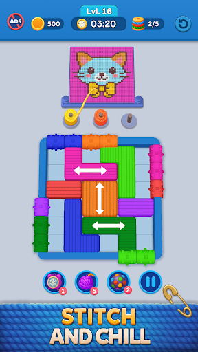 Thread Color Block Jam ekran görüntüsü