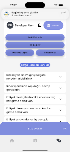 Çağdaş Sürücü Kursları ekran görüntüsü