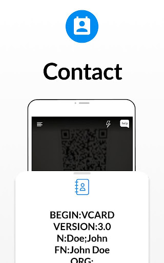 WiFi QR Kod Tarayıcı, Barkod ekran görüntüsü