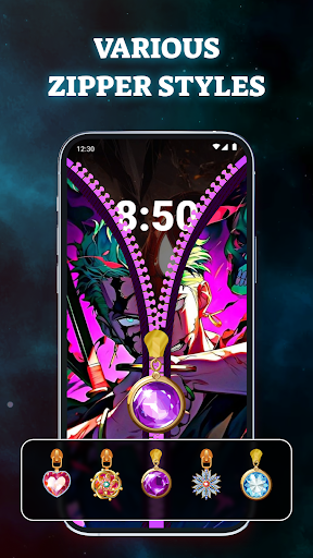Secure Zipper Lock Screen ekran görüntüsü