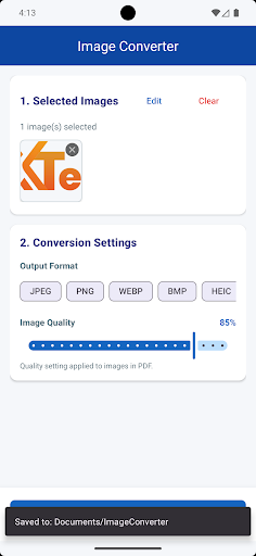 Image Converter: JPG, PNG, PDF ekran görüntüsü