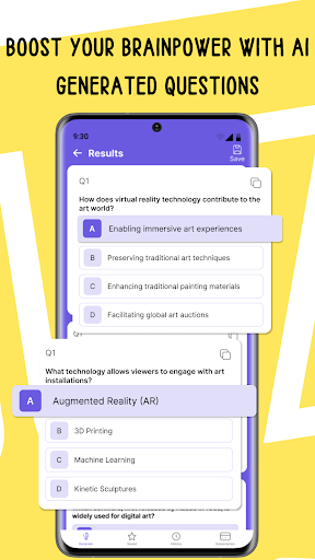 AI Quiz & Questions Generator ekran görüntüsü