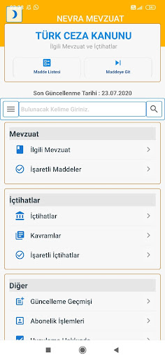 Türk Ceza Kanunu ekran görüntüsü