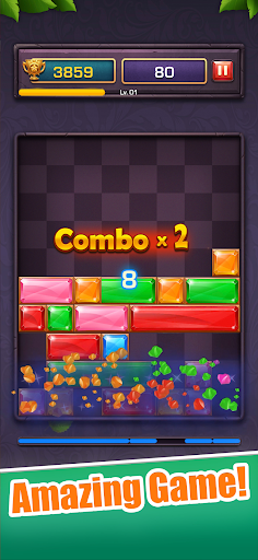 Drop Block Puzzle: Jewel Blast ekran görüntüsü