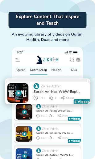 Zikraa: Dua, Dhikr Video Learn ekran görüntüsü