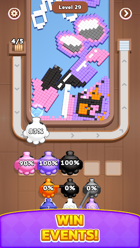 Pixel Crush:Color puzzle ekran görüntüsü
