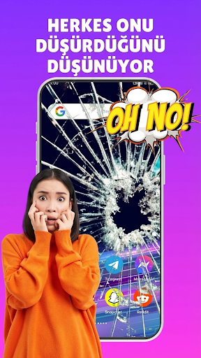 Haha Broken - Kırık Ekran ekran görüntüsü