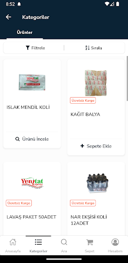Yenitat Çiğköfte ekran görüntüsü