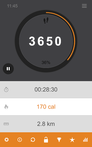 365 Pedometer ekran görüntüsü