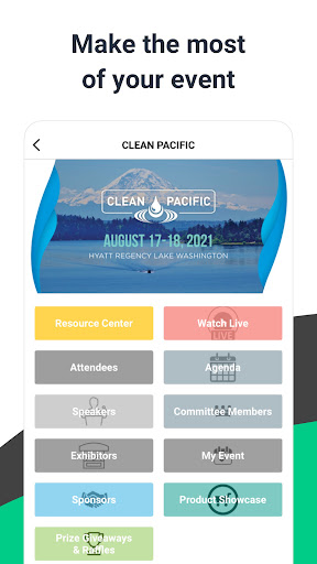 CLEAN Events ekran görüntüsü
