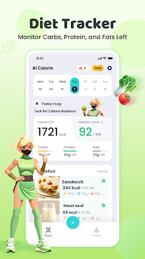 CalNinja - AI Kalori Sayacı ekran görüntüsü