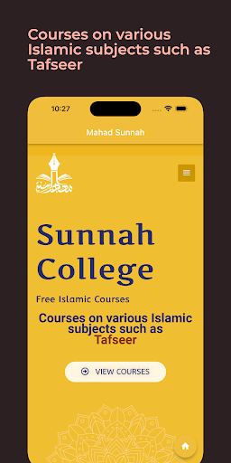 Mahad Sunah - Sunnah College ekran görüntüsü