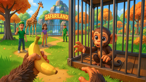 Ben Vahşi Bir maymun: zoo ekran görüntüsü