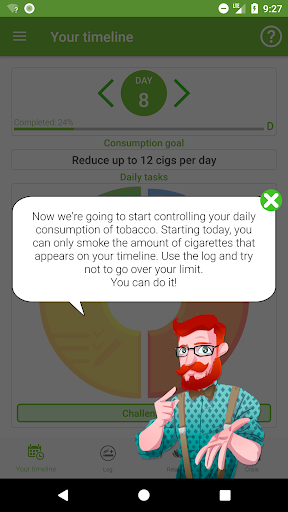 Stop Tobacco. Quit Smoking App ekran görüntüsü