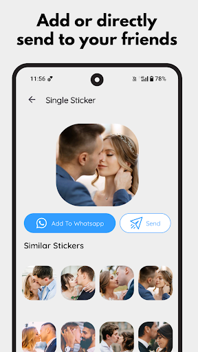 WASticker Romantic Stickers ekran görüntüsü
