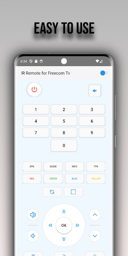 Remote for Freecom tv ekran görüntüsü