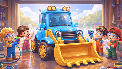 jcb game - happy truck repair ekran görüntüsü