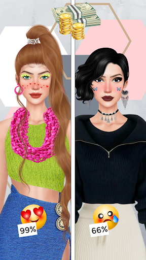 Fashion Dress up Makeup Games ekran görüntüsü