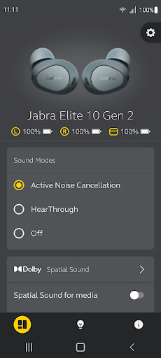 Jabra Sound+ ekran görüntüsü