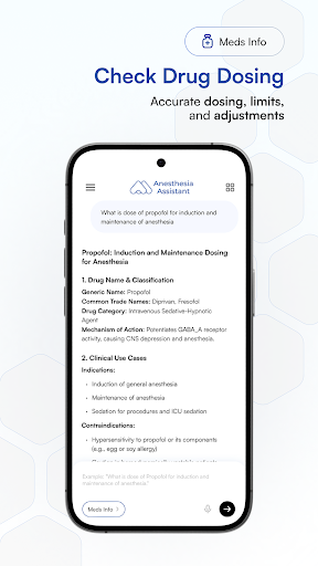 NYSORA Anesthesia Assistant ekran görüntüsü