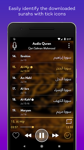 Audio Quran Mp3 Offline/Online ekran görüntüsü