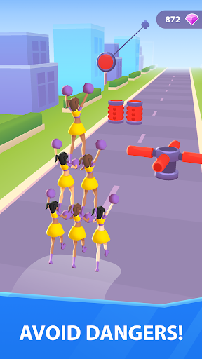 Cheerleader Run 3D ekran görüntüsü