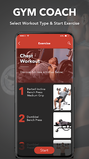 Gym Coach : Gym Workout & Fitn ekran görüntüsü