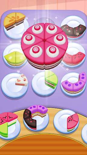 Cake Sort - Color Puzzle Game ekran görüntüsü