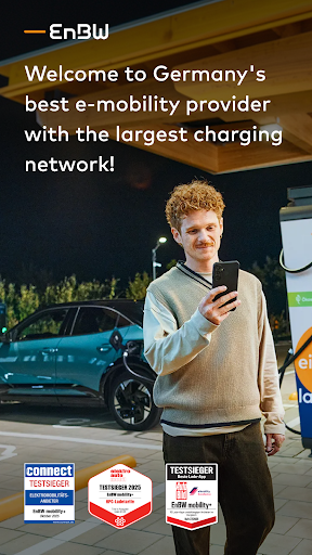 EnBW mobility+: EV charging ekran görüntüsü