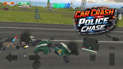 Car Crash Police Chase ekran görüntüsü