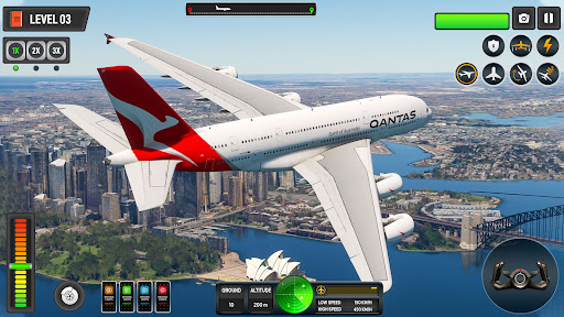 Aeroplane Flying Game Offline ekran görüntüsü
