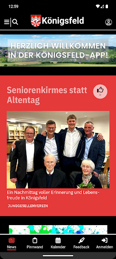 Gemeinde Königsfeld ekran görüntüsü