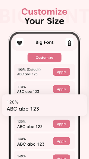 Big Font : Change Font Size ekran görüntüsü