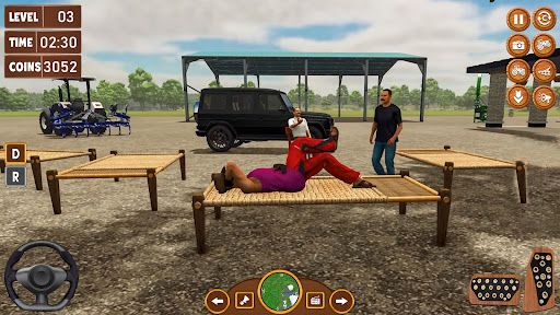 Indian Tractor Game 3d Tractor ekran görüntüsü